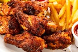BBQ chicken and chips